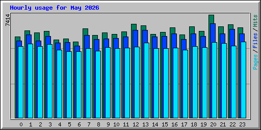 Hourly usage for May 2026
